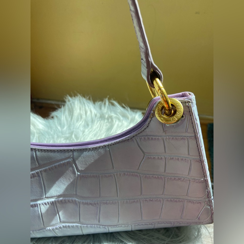 Apede Mod Purple Froggy Croc leather bag - Picture 11 of 11